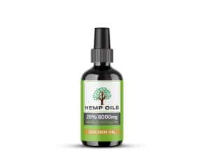 20% 6000mg 30ml Golden CBD Oil Hemp Oils UK